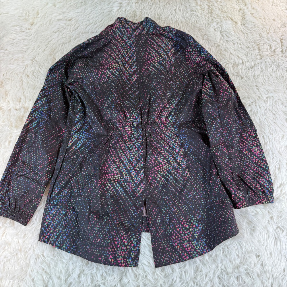 Adidas Kids Lightweight Jacket Rainbow Dot Print Full Zip Size 7-8‎ Gorpcore - Picture 3 of 12